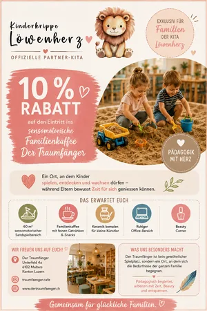Flyer Kinderkrippe Löwenherz herunterladen